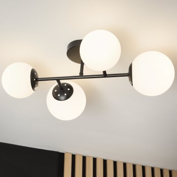 Brilagi - Prie lubų tvirtinamas šviestuvas MALONY 4xE14/20W/230V juodas