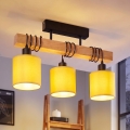BRILAGI - Prie lubų tvirtinamas šviestuvas NUBILA 3xE27/60W/230V pušis/geltona