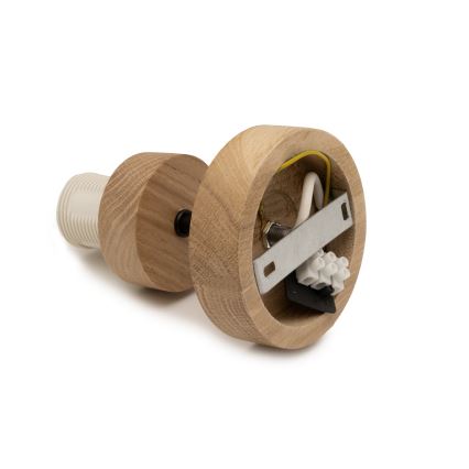 Brilagi - Prie lubų tvirtinamas šviestuvas PARTY 1xE27/60W/230V Ø 10 cm ąžuolas