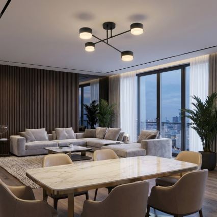 Brilagi - Prigludęs lubinis šviestuvas 4xGX53/12W/230V juodas