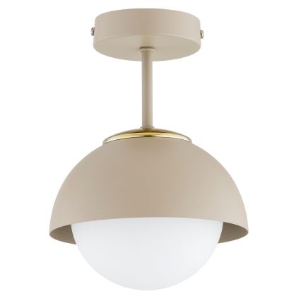 Brilagi - prigludęs lubinis šviestuvas COSMO 1xE27/60W/230V smėlinė/auksinė