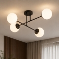 Brilagi - Prigludęs lubinis šviestuvas MILO 4xE27/60W/230V juodas