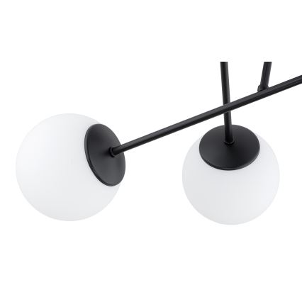 BRILAGI - Prigludęs lubinis šviestuvas MILO 4xE27/60W/230V juodas