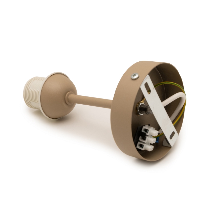 Brilagi - Prigludęs lubinis šviestuvas PARTY 1xE27/60W/230V smėlinė