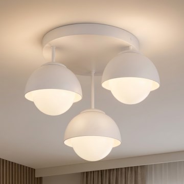 BRILAGI - Prigludęs lubų šviestuvas COSMO 3xE27/60W/230V baltas/auksinis