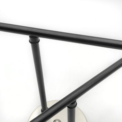 Brilagi - Prigludęs lubų šviestuvas MALIVA 4xE14/15W/230V matinis chromas/dūminis