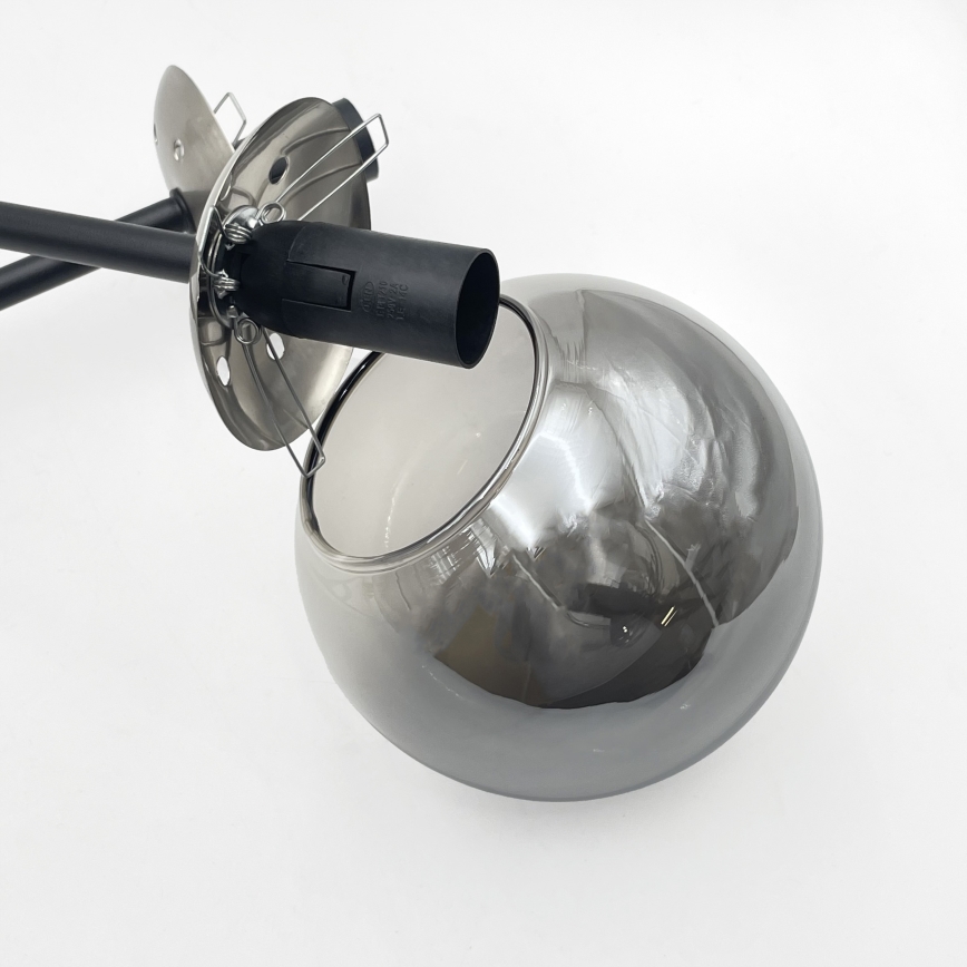 Brilagi - Prigludęs lubų šviestuvas MALIVA 4xE14/15W/230V matinis chromas/dūminis