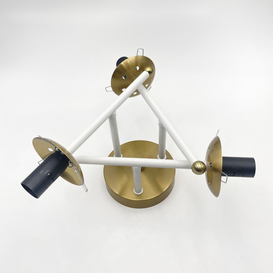 Brilagi - Prigludęs šviestuvas MALIVA 3xE14/15W/230V auksinis/baltas