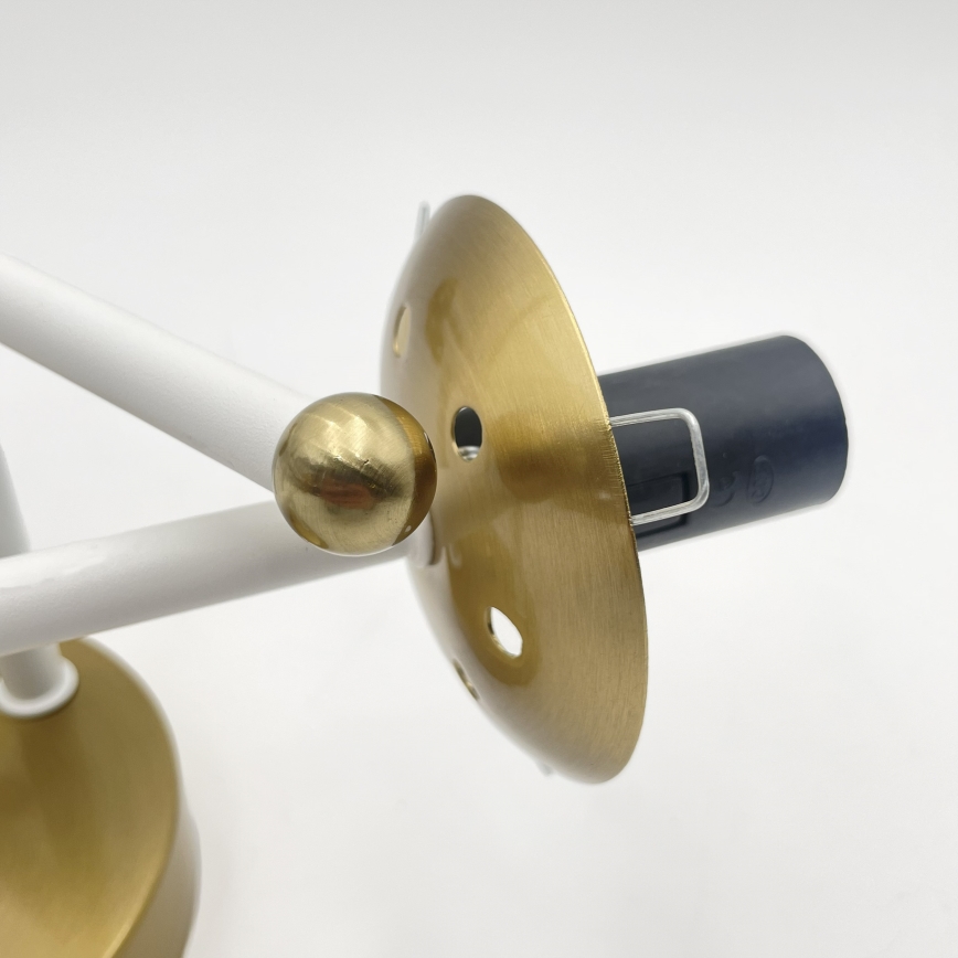 Brilagi - Prigludęs šviestuvas MALIVA 3xE14/15W/230V auksinis/baltas