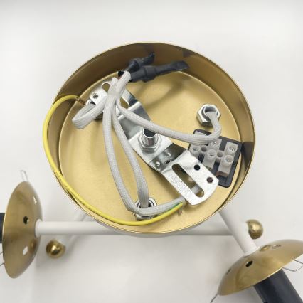 Brilagi - Prigludęs šviestuvas MALIVA 3xE14/15W/230V auksinis/baltas