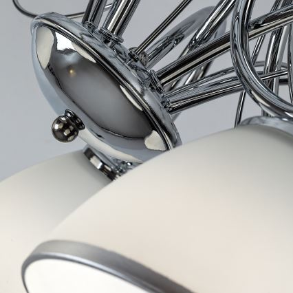 Brilagi - Prigludusi liustra FRED 5xE27/60W/230V skersmuo 59 cm blizgus chromas