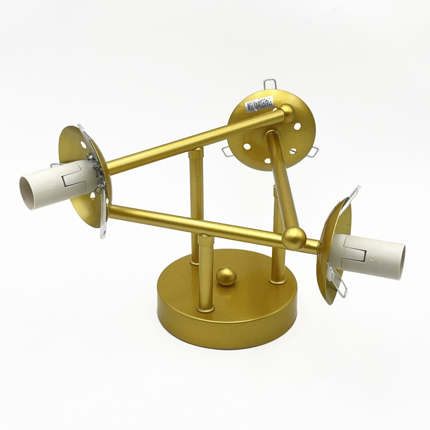 Brilagi - Prigludusi liustra MALIVA 3xE14/15W/230V auksinė/balta