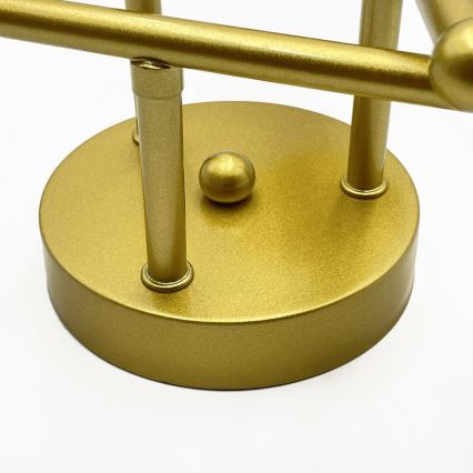 Brilagi - Prigludusi liustra MALIVA 3xE14/15W/230V auksinė/balta