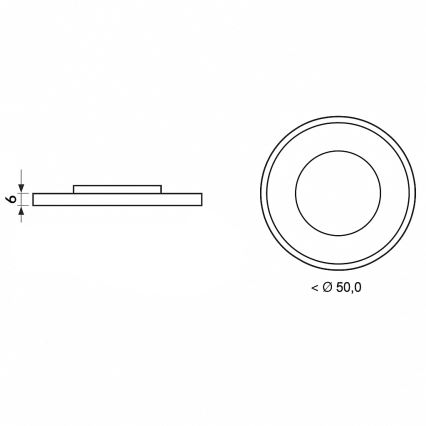Brilagi - Dimeriuojamas LED lubinis šviestuvas ORELIS LED/80W/230V 3000-6000K skersmuo 50 cm + nuotolinis pultas
