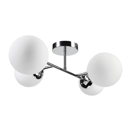 Brilagi - Pritvirtinamas prie lubų šviestuvas MALONY 4xE14/20W/230V blizgus chromas