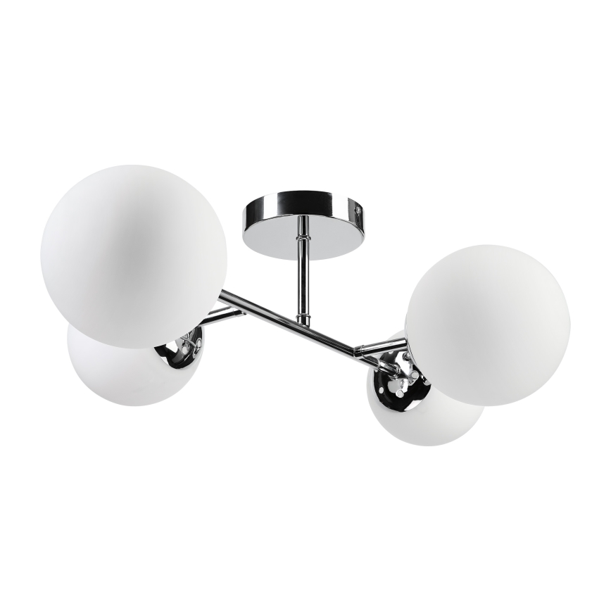 Brilagi - Pritvirtinamas prie lubų šviestuvas MALONY 4xE14/20W/230V blizgus chromas