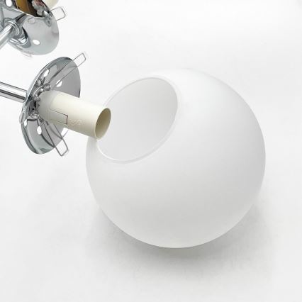 Brilagi - Pritvirtinamas prie lubų šviestuvas MALONY 4xE14/20W/230V blizgus chromas