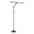 Brilagi - reguliuojama lanksčioji grindų lempa VARIO LED/14W/230V 3000-6000K 157 cm juoda