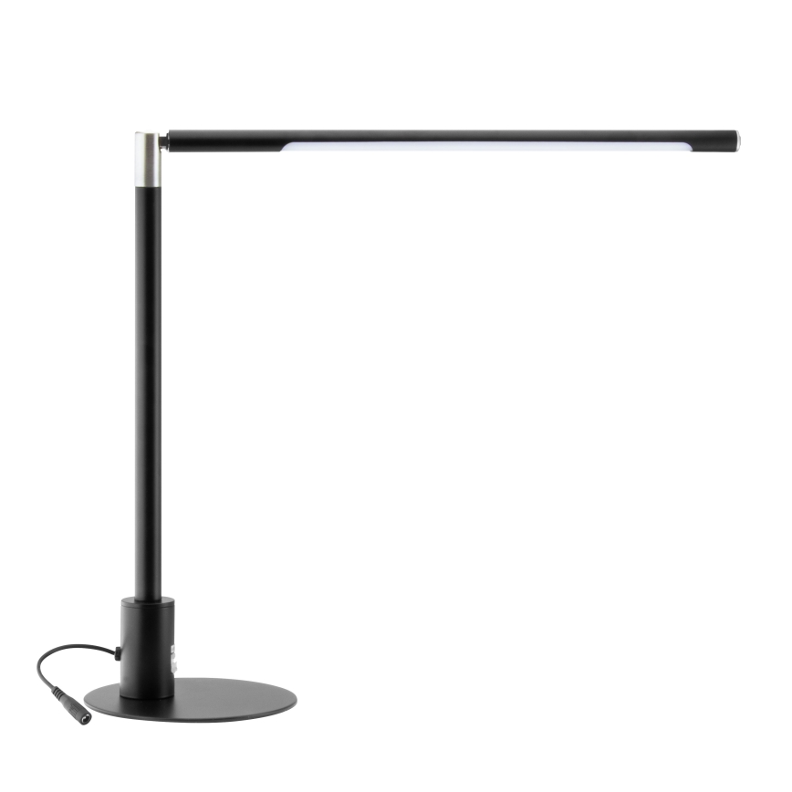 Brilagi - Dimeriuojama jutiklinė stalinė lempa su USB prievadais VARIO LED/7W/230V 3000-6500K CRI 96 juoda