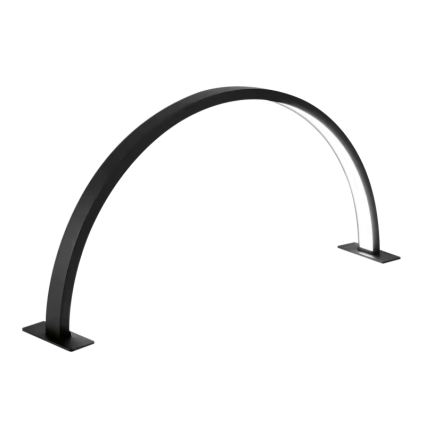Brilagi - reguliuojama LED lankinė stalinė lempa RADIO LED/30W/24/230V 3000/4000/6500K juoda