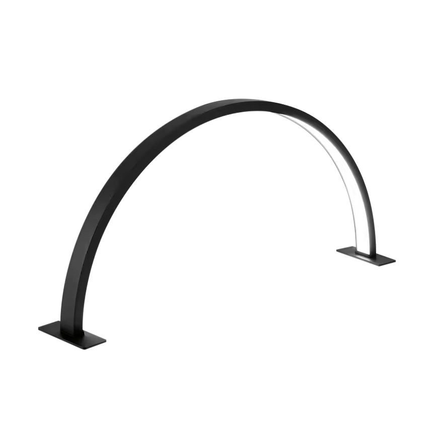Brilagi - reguliuojama LED lankinė stalinė lempa RADIO LED/30W/24/230V 3000/4000/6500K juoda