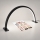 Brilagi - reguliuojama LED lankinė stalinė lempa RADIO LED/30W/24/230V 3000/4000/6500K juoda
