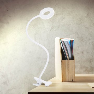 Brilagi - reguliuojama LED lempa su segtuku ORBELA LED/8W/5V 3000/4000/5000K balta