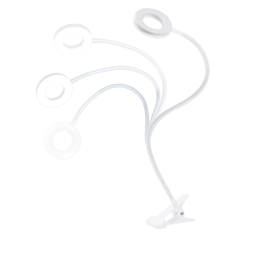 Brilagi - reguliuojama LED lempa su segtuku ORBELA LED/8W/5V 3000/4000/5000K balta