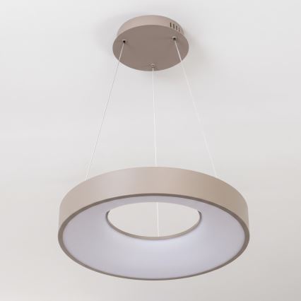 BRILAGI - LED reguliuojamas pakabinamas šviestuvas ant laido FALCON II LED/67W/230V 3000-6500K pr. 40 cm smėlio spalvos + nuotolinis valdymas