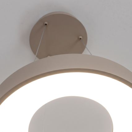 BRILAGI - LED reguliuojamas pakabinamas šviestuvas ant laido FALCON II LED/67W/230V 3000-6500K pr. 40 cm smėlio spalvos + nuotolinis valdymas