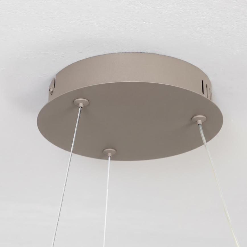 BRILAGI - LED reguliuojamas pakabinamas šviestuvas ant laido FALCON II LED/67W/230V 3000-6500K pr. 40 cm smėlio spalvos + nuotolinis valdymas