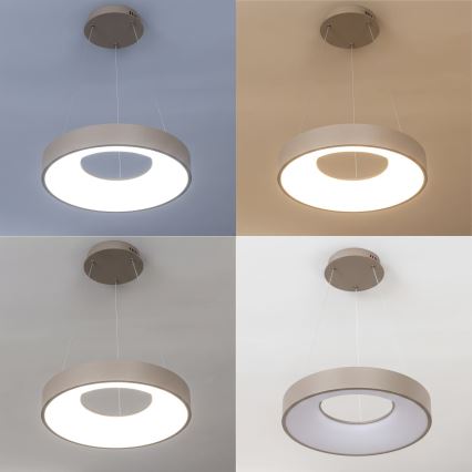 BRILAGI - LED reguliuojamas pakabinamas šviestuvas ant laido FALCON II LED/67W/230V 3000-6500K pr. 40 cm smėlio spalvos + nuotolinis valdymas