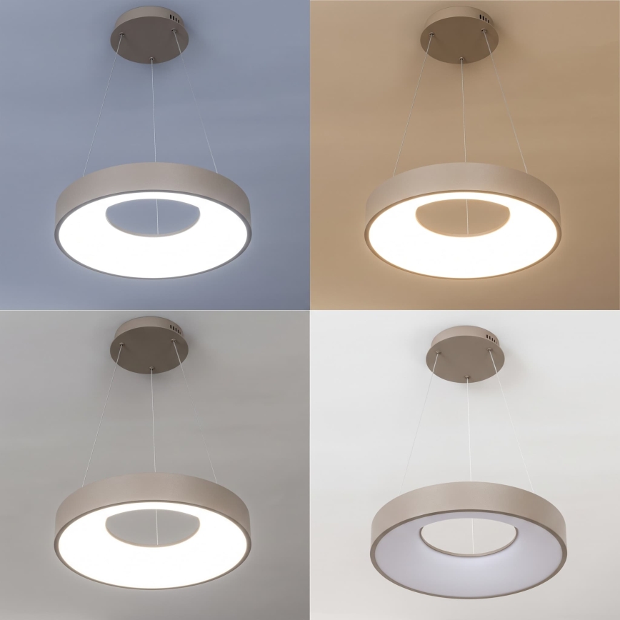 BRILAGI - LED reguliuojamas pakabinamas šviestuvas ant laido FALCON II LED/67W/230V 3000-6500K pr. 40 cm smėlio spalvos + nuotolinis valdymas