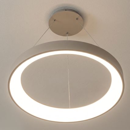BRILAGI - LED reguliuojamas pakabinamas šviestuvas ant kabelio FALCON II LED/99W/230V 3000-6500K skersmuo 60 cm smėlio spalvos + nuotolinis valdymas