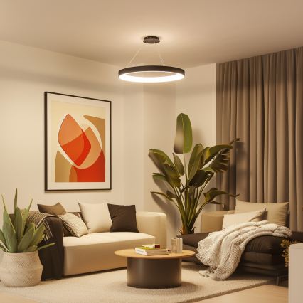 Brilagi - reguliuojamas LED pakabinamas šviestuvas ant laido FALCON II LED/108W/230V 3000-6500K Ø 80 cm juodas + su nuotoliniu valdymu