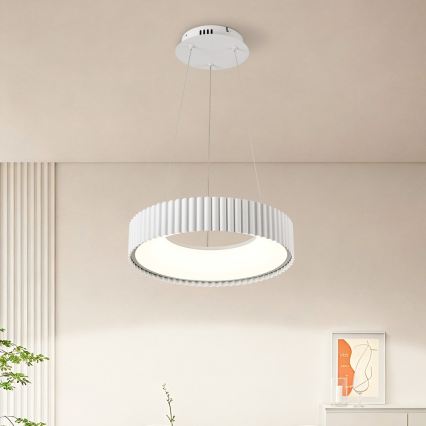 BRILAGI - Dimeriuojamas pakabinamas šviestuvas su laidu FALCON MODERN LED/30W/230V 3000-6000K skers. 40 cm balta + nuotolinis valdymas