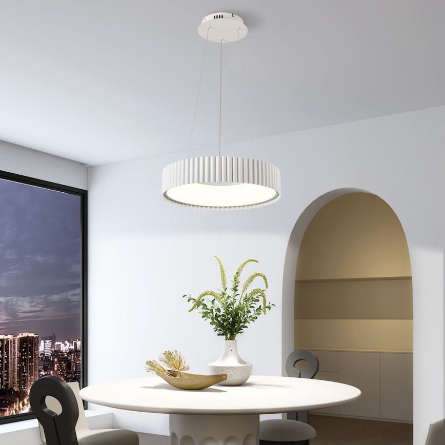 BRILAGI - Dimeriuojamas pakabinamas šviestuvas su laidu FALCON MODERN LED/30W/230V 3000-6000K skers. 40 cm balta + nuotolinis valdymas