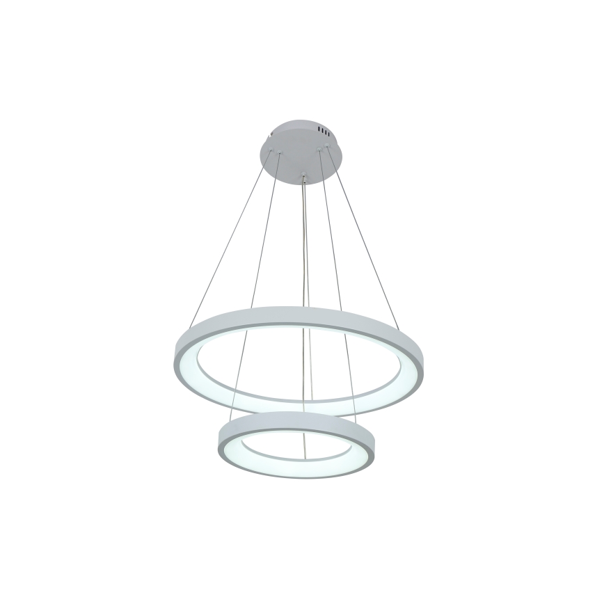 Brilagi - reguliuojamas LED pakabinamas šviestuvas ant troselio FALCON SLIM LED/68W/230V 3000–6500K Ø 50 cm balta + su nuotoliniu valdymu