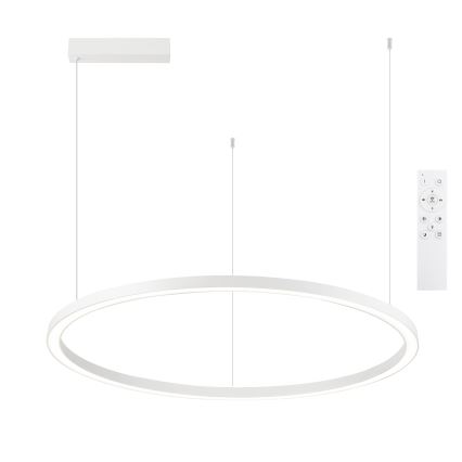 Brilagi - LED dimeriuojamas pakabinamas šviestuvas ant laido PORTOFINO LED/60W/230V 3000-6000K skers. 80 cm balta + nuotolinis valdymas