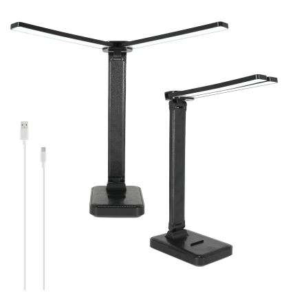 Brilagi - reguliuojama LED stalinė lempa MODO DUO LED/8W/5V 3000/4000/6500K juoda