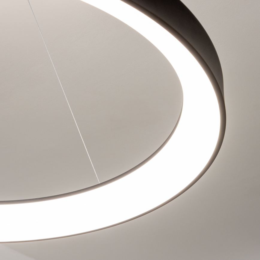 Brilagi - LED reguliuojamas liustras ant laido FALCON II LED/108W/230V 3000-6500K skersmuo 80 cm juodas + nuotolinis valdymas