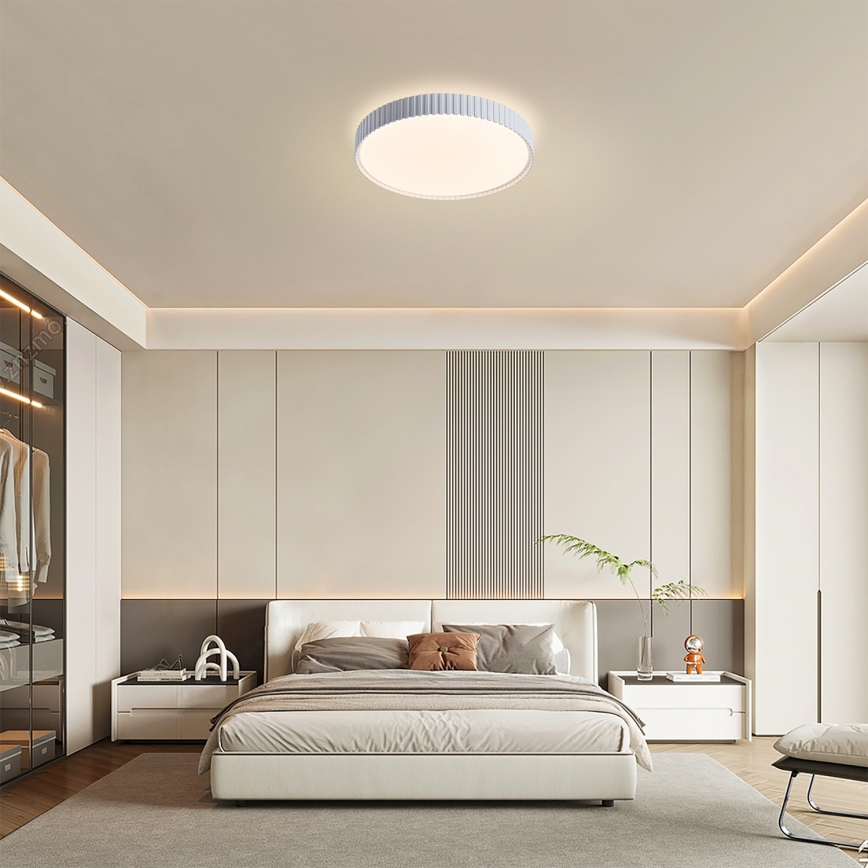 Brilagi - Dimeriuojamas LED lubinis šviestuvas CORVO LED/54W/230V 3000-6000K baltas, skersmuo 40 cm + nuotolinio valdymo pultas