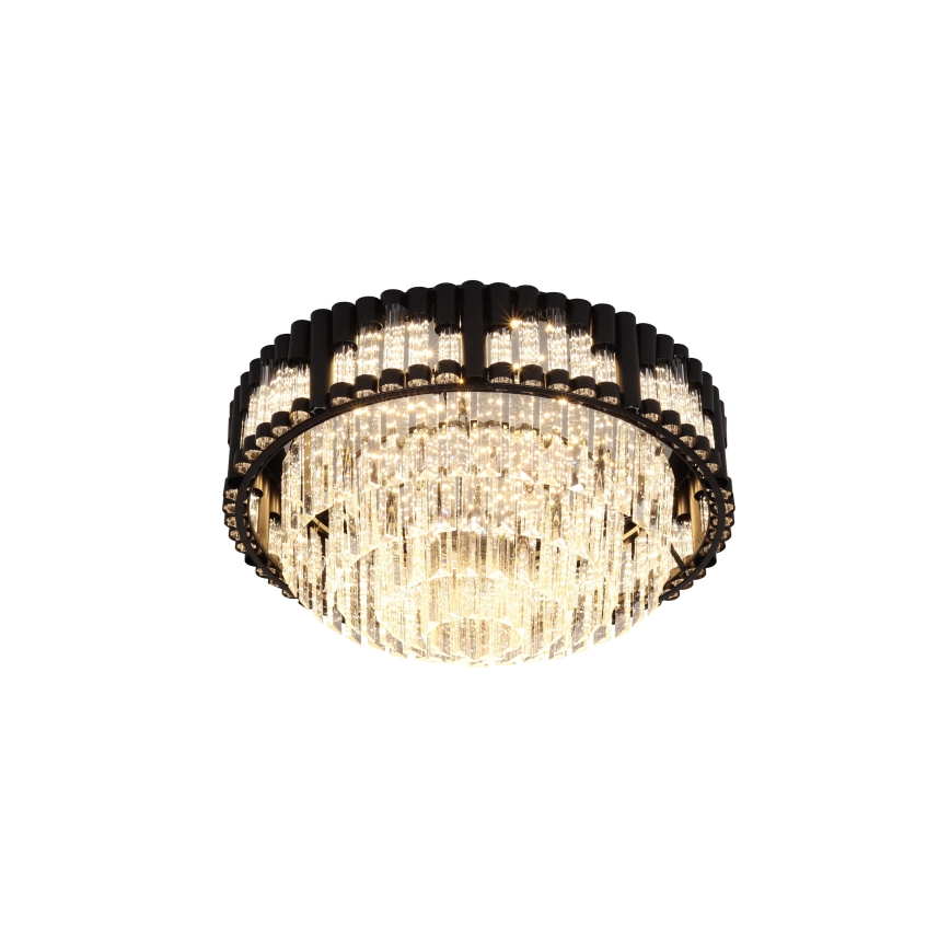 Brilagi - Dimeriuojamas lubinis LED šviestuvas CROWN LED/41W/230V 3000-6000K Ø 48 cm juodas + nuotolinis valdymas