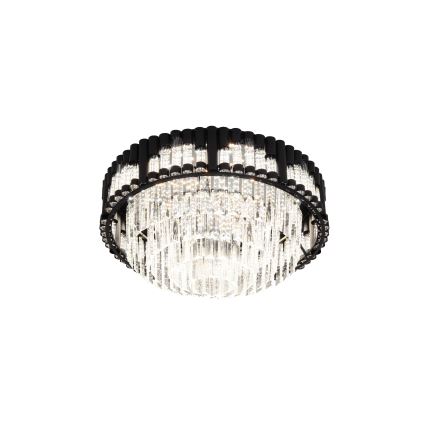Brilagi - Dimeriuojamas lubinis LED šviestuvas CROWN LED/41W/230V 3000-6000K Ø 48 cm juodas + nuotolinis valdymas