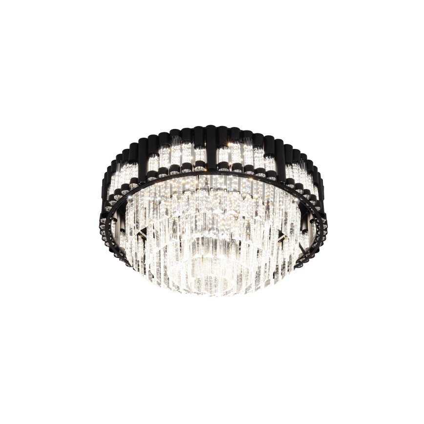 Brilagi - Dimeriuojamas lubinis LED šviestuvas CROWN LED/41W/230V 3000-6000K Ø 48 cm juodas + nuotolinis valdymas