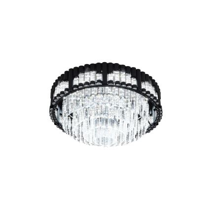 Brilagi - Dimeriuojamas lubinis LED šviestuvas CROWN LED/41W/230V 3000-6000K Ø 48 cm juodas + nuotolinis valdymas