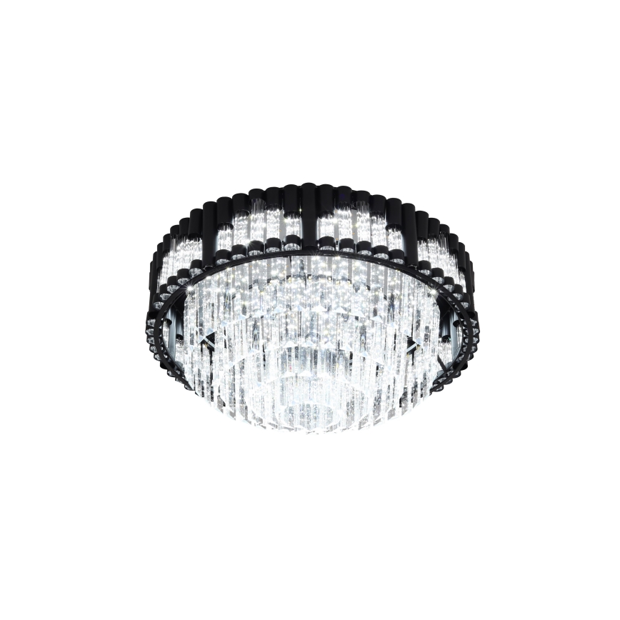 Brilagi - Dimeriuojamas lubinis LED šviestuvas CROWN LED/41W/230V 3000-6000K Ø 48 cm juodas + nuotolinis valdymas