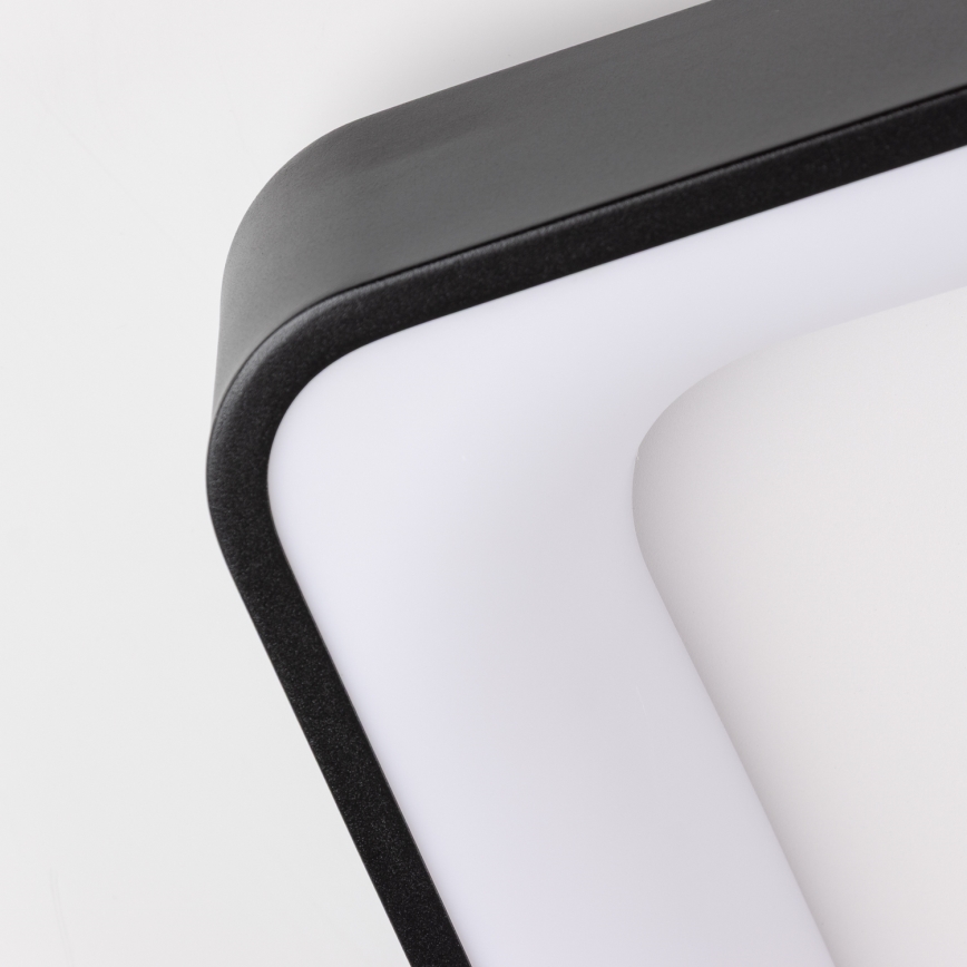 Brilagi - Reguliuojamas LED lubinis šviestuvas FALCON II LED/125W/230V 3000-6500K 60x60 cm juodas + nuotolinis valdymas