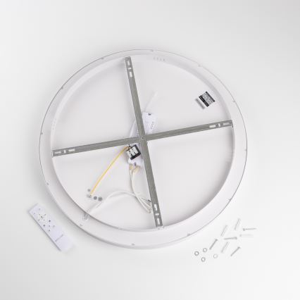 Brilagi - Dimeriuojamas LED lubų šviestuvas FALCON II LED/99W/230V 3000-6500K skersmuo 60 cm balta + nuotolinis valdymas