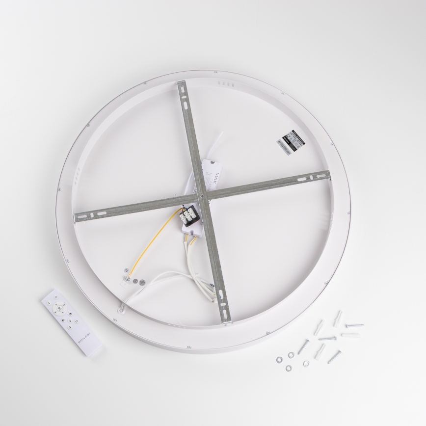 Brilagi - Dimeriuojamas LED lubų šviestuvas FALCON II LED/99W/230V 3000-6500K skersmuo 60 cm balta + nuotolinis valdymas